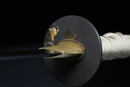 Katana Antigua Japonesa de Tachibana Munehiro con Koshirae Dorado