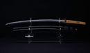 Katana Antigua Japonesa de Kaifu con Doble Hozon y Tsuba Gunbai Myōchin