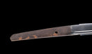 Katana Antigua Japonesa con Tsuba Sukashi de Hierro Floral, Hoja Mumei del Período Edo