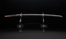Katana Antigua Japonesa con Tsuba de Hierro con Incrustaciones de Oro, Atribuida a Chikuzen Nobukuni — NBTHK Hozon