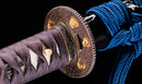 Katana Antigua Japonesa con Tsuba Karakusa, firmada Chōshū Fujiwara Kiyoshige — NBTHK Hozon