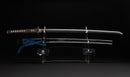 Katana Antigua Japonesa con Tsuba Karakusa, firmada Chōshū Fujiwara Kiyoshige — NBTHK Hozon