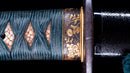 Katana Antigua Japonesa con Tsuba Kakugata Redondeada - Finales del Período Muromachi